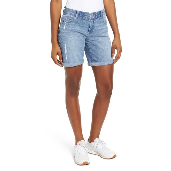 NWT Nordstrom Wit & Wisdom Denim Bermuda Shorts - Picture 1 of 6